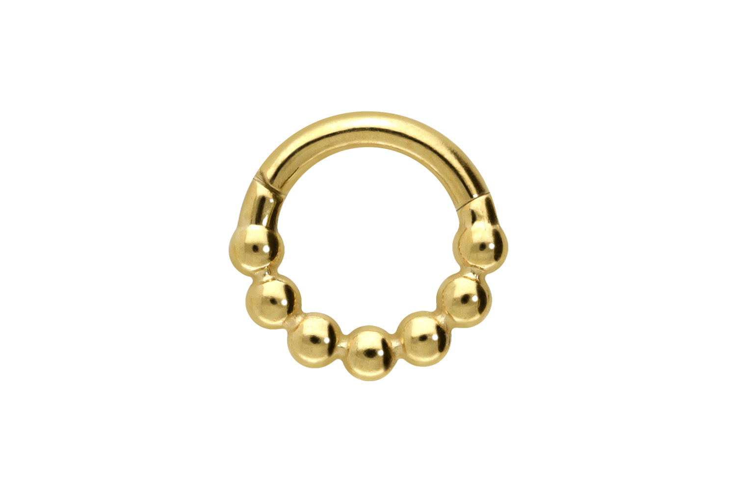 Chirurgenstahl Segmentring Clicker Piercing KUGELN